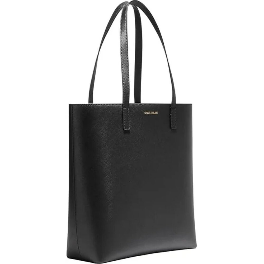 Cole Haan Black Saffiano Leather "Go Anywhere Tote" NWT